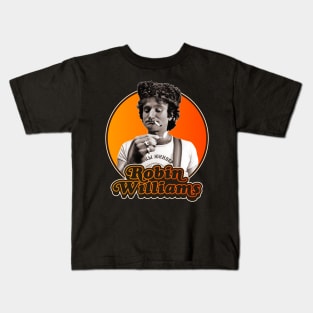 Retro Robin Williams Tribute Kids T-Shirt